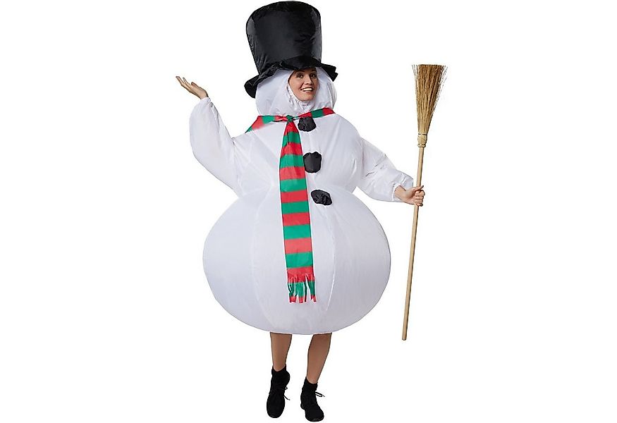 dressforfun Kostüm Aufblasbares Kostüm Schneemann, Schneemann-Outfit mit Zy günstig online kaufen