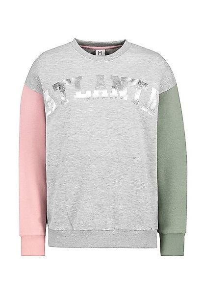 SUBLEVEL Sweatshirt Damen Pullover langarm mit Glanzprint Sweater, Sweatpul günstig online kaufen