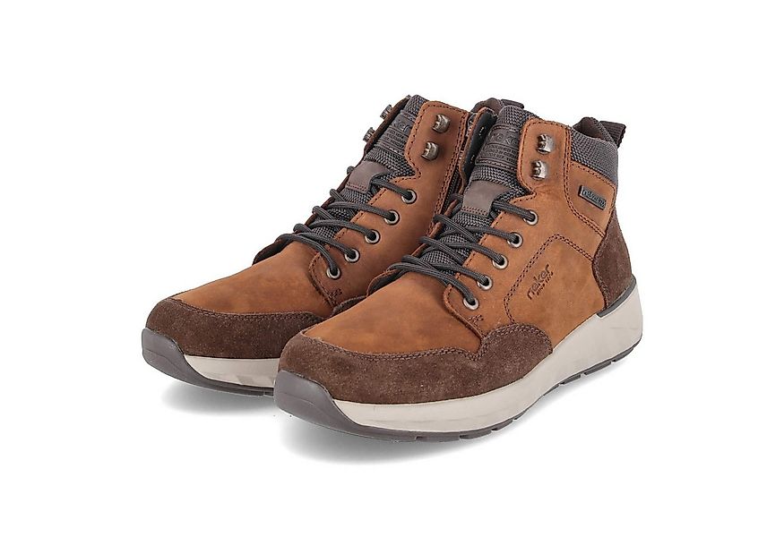 Rieker Rieker 11530-24 Herren Leder und Synthetik braun Schnürstiefel günstig online kaufen
