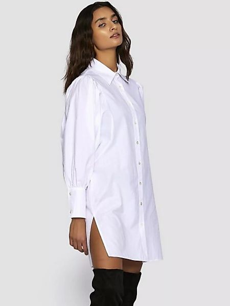 Freshlions Hemdblusenkleid Bio Baumwolle Hemdkleid mit Fledermausärmel - M günstig online kaufen