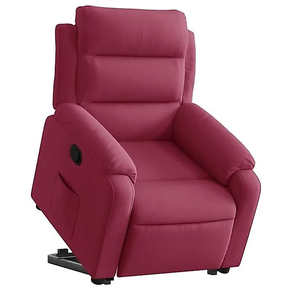 vidaXL Relaxsessel mit Aufstehhilfe Weinrot Samt 3205097 günstig online kaufen
