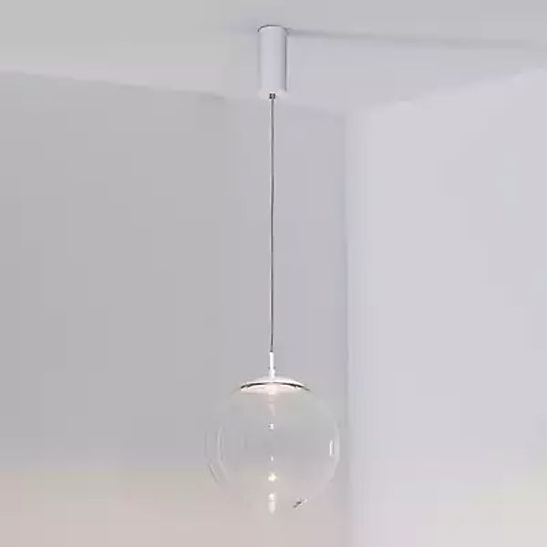 Mawa Glaskugelleuchte LED, matt/grau metallic - 30 cm - B-Ware - leichte Ge günstig online kaufen