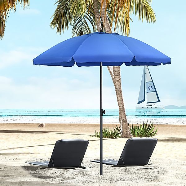 Outsunny Sonnenschirm Verstellbarer Neigung Marktschirm für günstig online kaufen