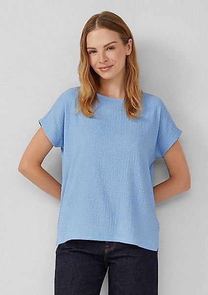 s.Oliver Kurzarmshirt T-Shirt Strukturiertes T-Shirt im Relaxed Fit günstig online kaufen