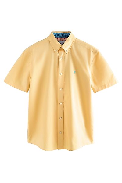 Next Kurzarmhemd Kurzarm-Oxfordhemd aus 100 % Baumwolle günstig online kaufen