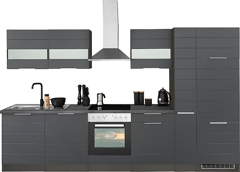 KOCHSTATION Küchenzeile "KS-Luhe" 330 cm breit, wahlweise mit oder ohne E-G günstig online kaufen