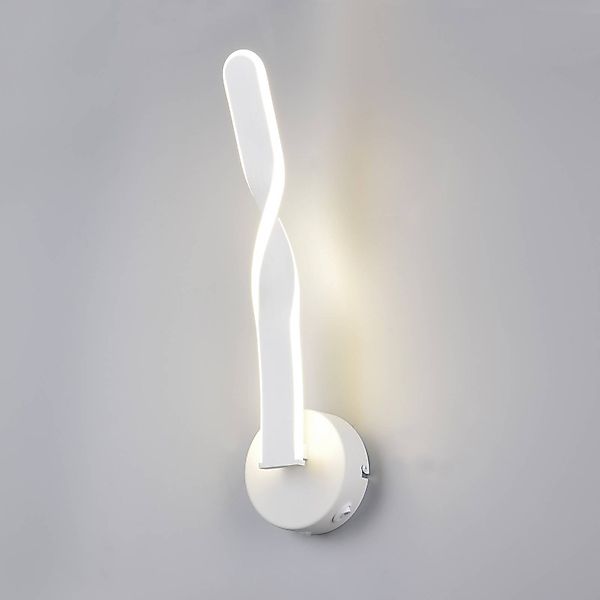 LED-Wandleuchte Ginko, weiß matt, Metall, Höhe 45,5 cm günstig online kaufen