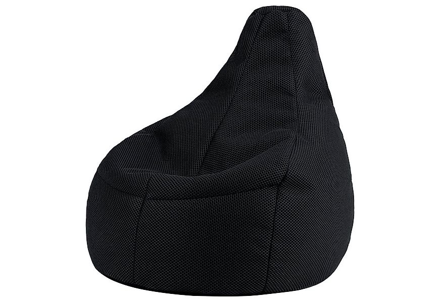 icon Sitzsack Sessel Gaming Stuhl mit Liege aus Techmesh „Dalton“, Sitzsack günstig online kaufen