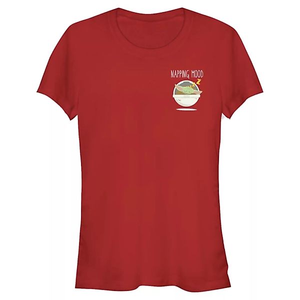 Star Wars - The Mandalorian - Yoda Pocket Napping - Frauen T-Shirt günstig online kaufen