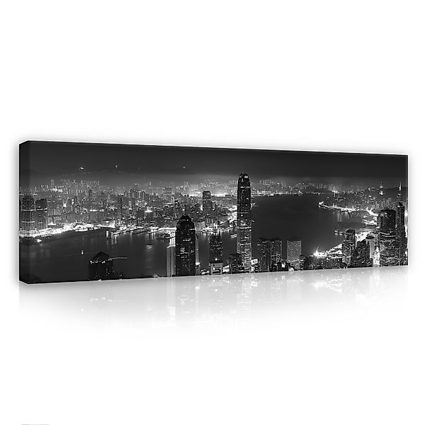 Wallarena Leinwandbild New York bei Nacht günstig online kaufen