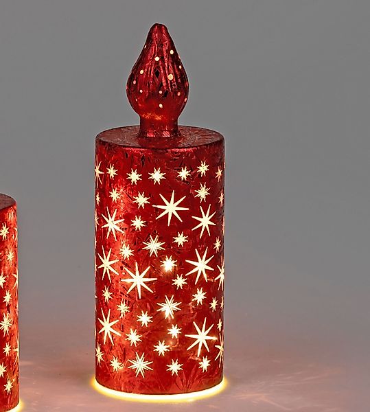 formano LED-Dekofigur Frosty, Mit Timerfunktion, Rot, günstig online kaufen