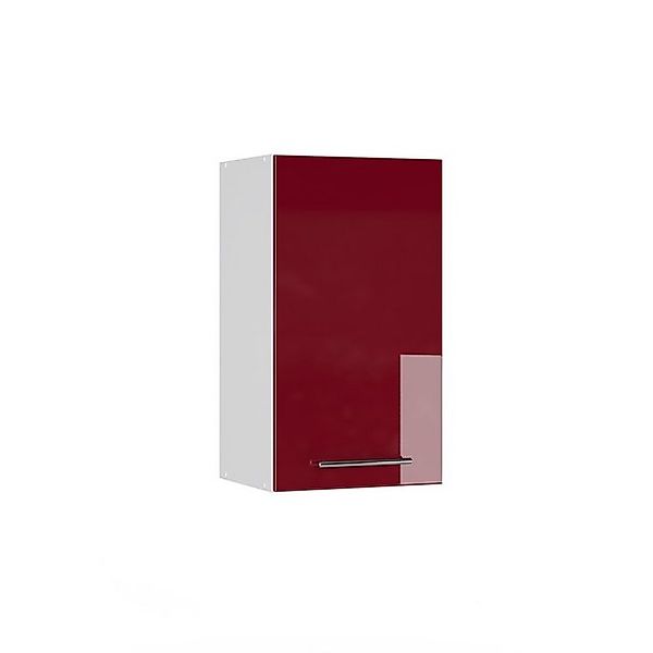 Vicco Badschrank Fame-Line Bordeaux Hochglanz/Weiß 40 x 72 cm günstig online kaufen