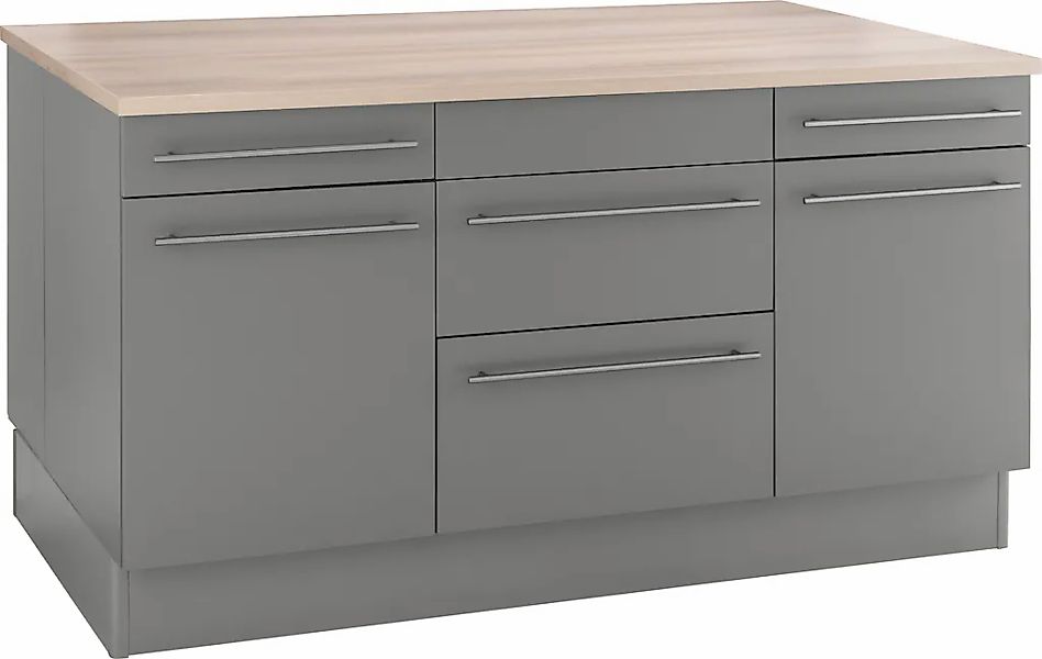 OPTIFIT Kücheninsel "Bern", Stellbreite 160x95 cm mit höhenverstellbaren Fü günstig online kaufen