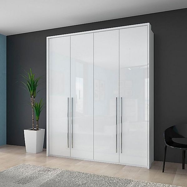 Places of Style Kleiderschrank "Piano", beige oder weiß, UV lackiert, Hochg günstig online kaufen