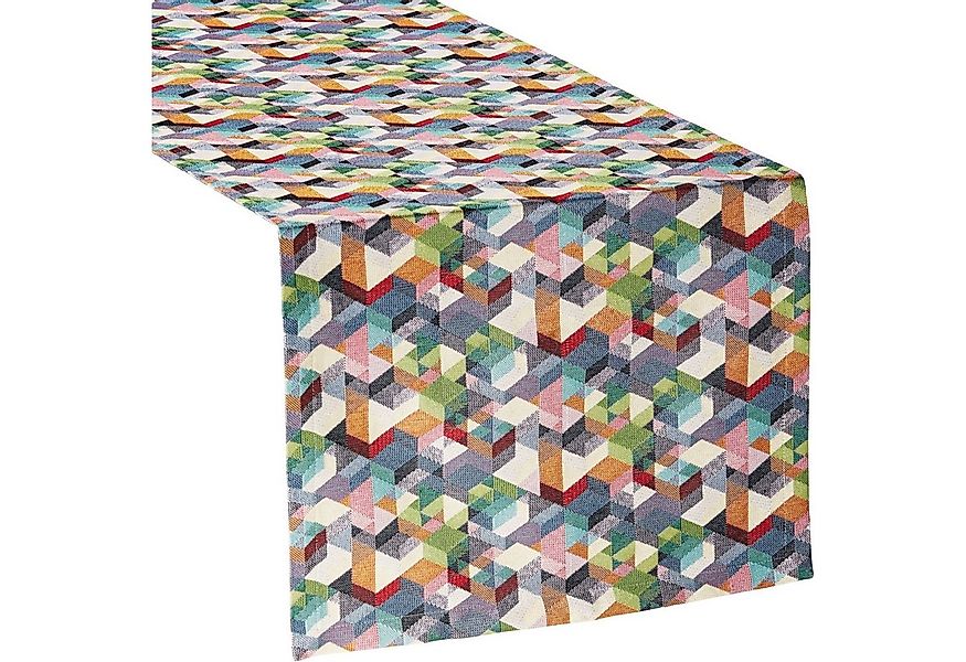 sander table + home Tischdecke Tischläufer "Cubes", Ornamente günstig online kaufen