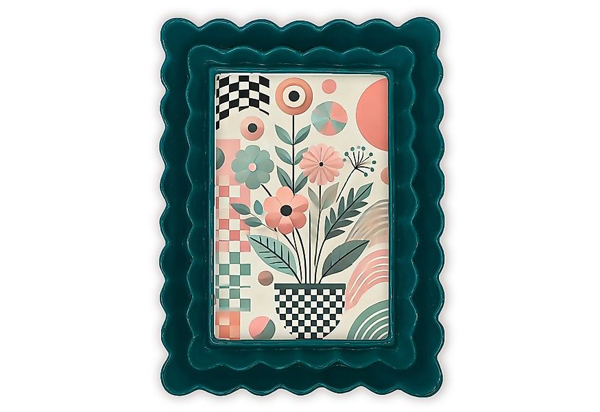matches21 HOME & HOBBY Bilderrahmen Bilderrahmen 10 x 15 cm Wellenförmiger günstig online kaufen