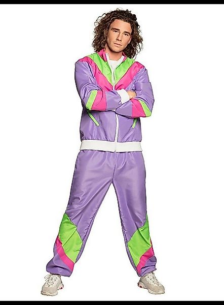 Boland Kostüm 80er Jahre Trainingsanzug lila, Macht sich ganz dufte und fam günstig online kaufen