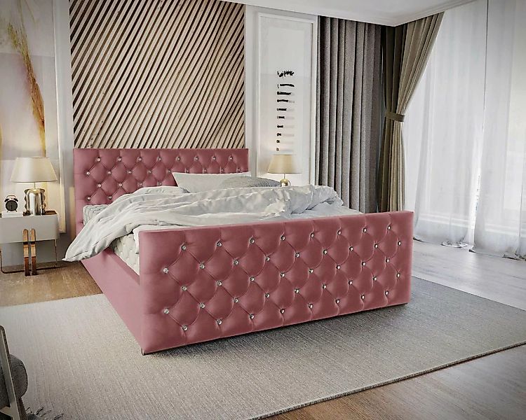 Stylefy Polsterbett Camilia (Schlafzimmerbett, Bett), 140/160/180 x 200 cm, günstig online kaufen