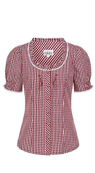 Nübler Dirndlbluse Trachtenbluse Kurzarm Natascha in günstig online kaufen