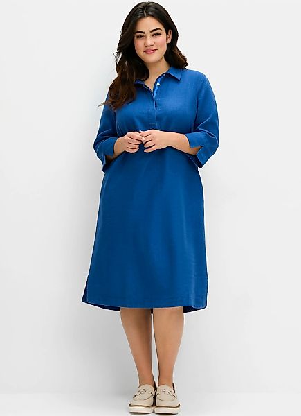 Sheego Sommerkleid "Blusenkleid" Eingrifftaschen günstig online kaufen