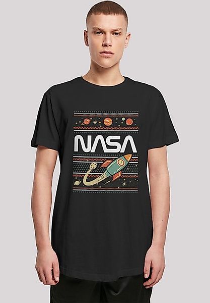 F4NT4STIC T-Shirt Long Cut T-Shirt 'NASA Fair Isle' Herren,Premium Merch,La günstig online kaufen