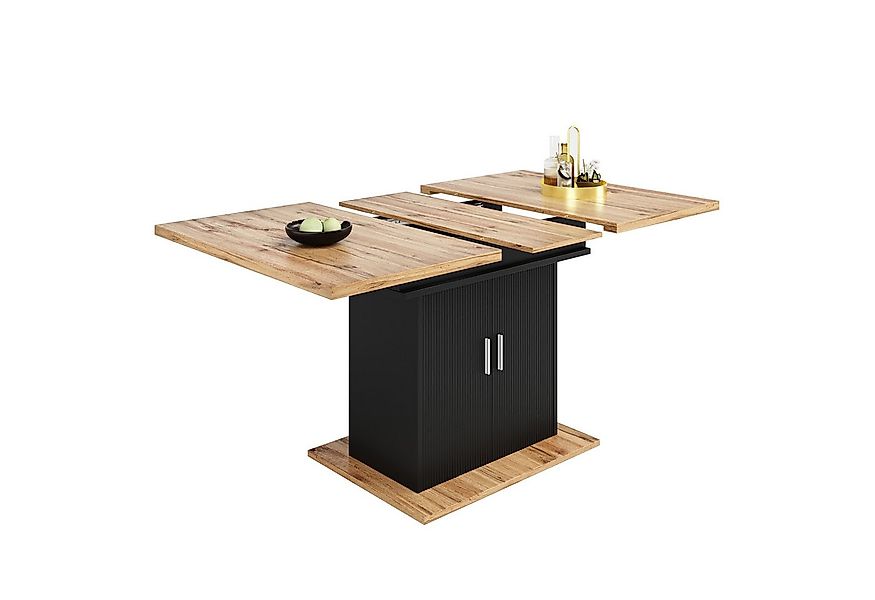 i@home Esstisch Teleskoptisch, Ausziehbarer Esstisch, platzsparender Küchen günstig online kaufen