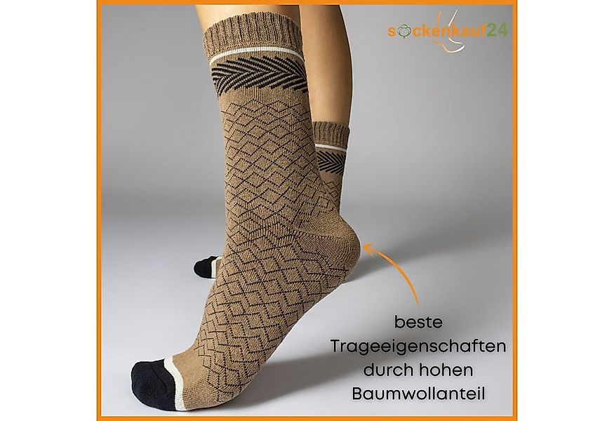 sockenkauf24 Thermosocken 6 oder 12 Paar Damen Wintersocken Damensocken mit günstig online kaufen