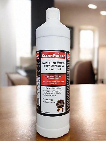 CleanPrince Wandfarbe Tapetenablöser Tapetenlöser flüssig extra starkes Kon günstig online kaufen