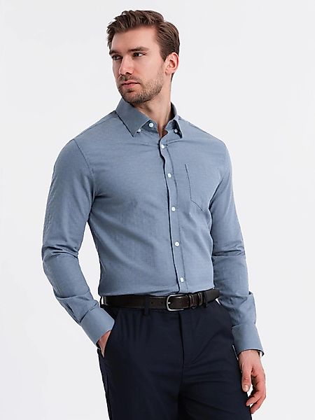 OMBRE Langarmhemd Herrenhemd SLIM FIT aus günstig online kaufen