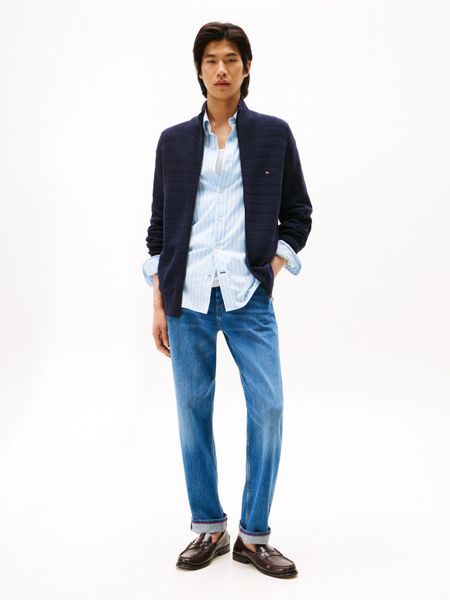 Tommy Hilfiger Strickjacke STRIPE STRUCTURE modisches günstig online kaufen