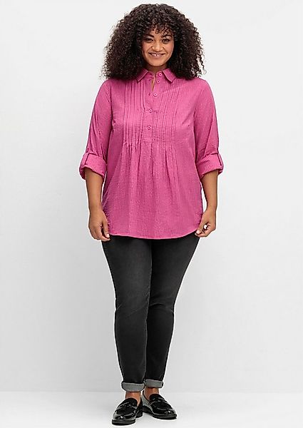 sheego by Joe Browns Klassische Bluse Tunika Langarm günstig online kaufen