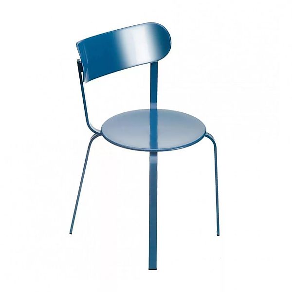 la palma - Stil S48 Stuhl Vierbeingestell stapelbar - blu notte blau/BxHxT günstig online kaufen