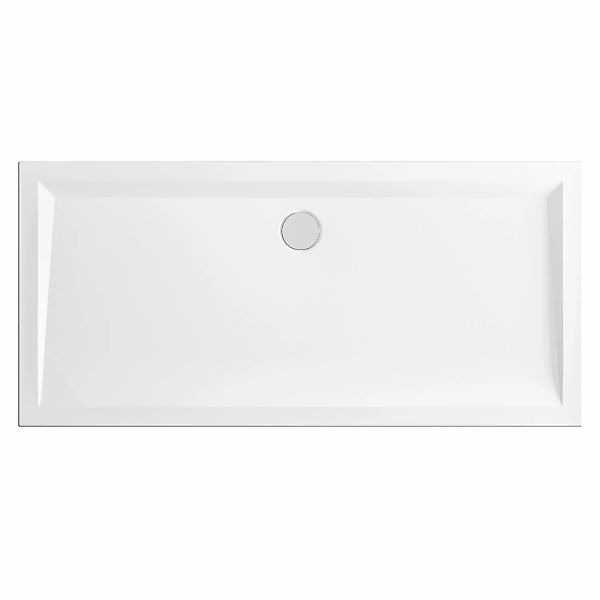 Schulte Duschwannen-Set Extraflach Rechteck 170 cm x 80 cm Alpinweiß günstig online kaufen