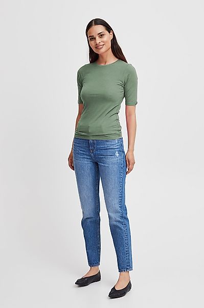 b.young T-Shirt Slim Fit Ellenbogen-Länge Rundhalsausschnitt günstig online kaufen
