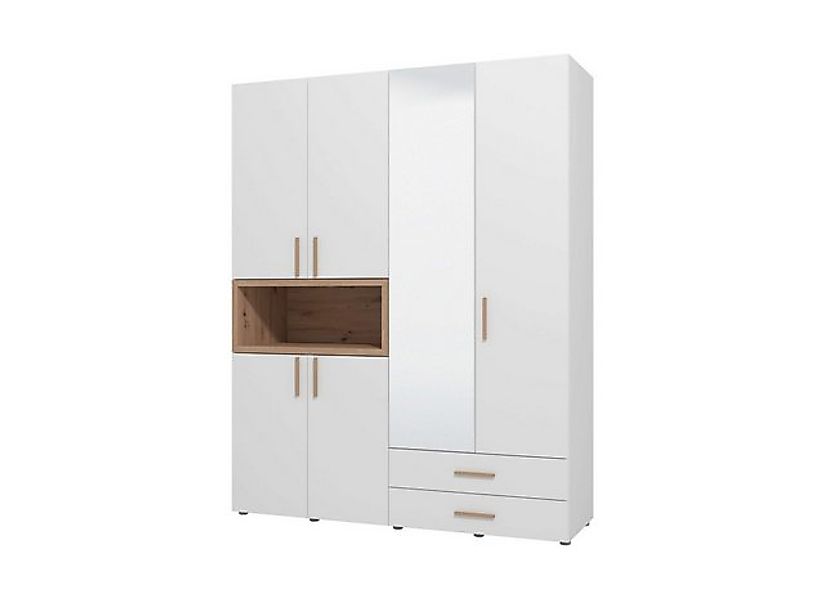 INOSIGN Kleiderschrank Donald Schlafzimmerschrank, Drehtürenschrank, Wäsche günstig online kaufen