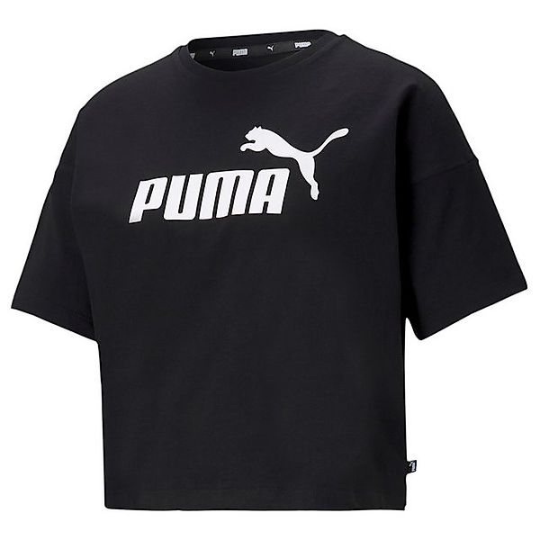 PUMA T-Shirt Puma Damen T-Shirt Essential Logo Cropped tee 586866 günstig online kaufen