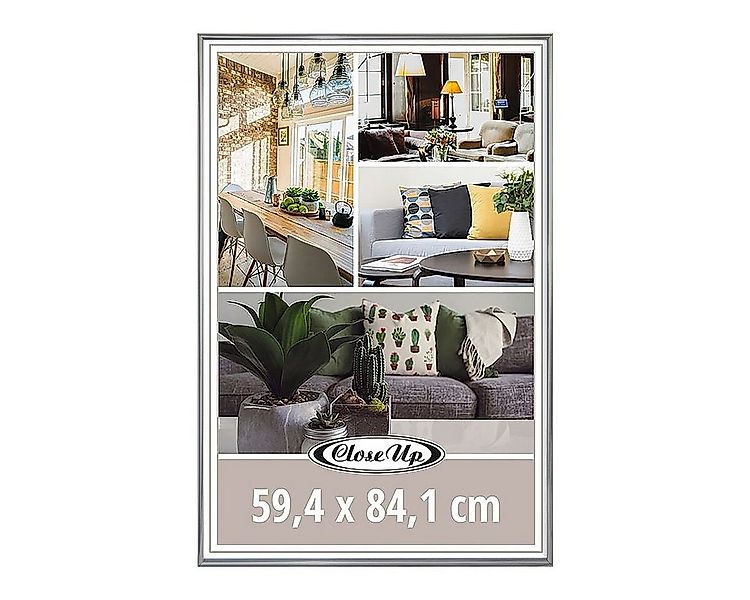 Close Up Bilderrahmen Posterrahmen 59,4 x 84,1 cm DIN A1 silber günstig online kaufen
