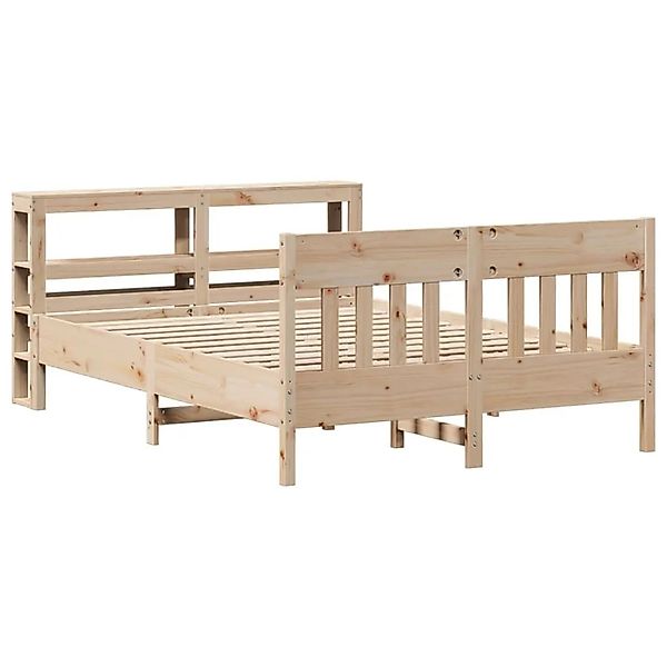 vidaXL Massivholzbett ohne Matratze 150x200 cm Kiefernholz 3306261 günstig online kaufen