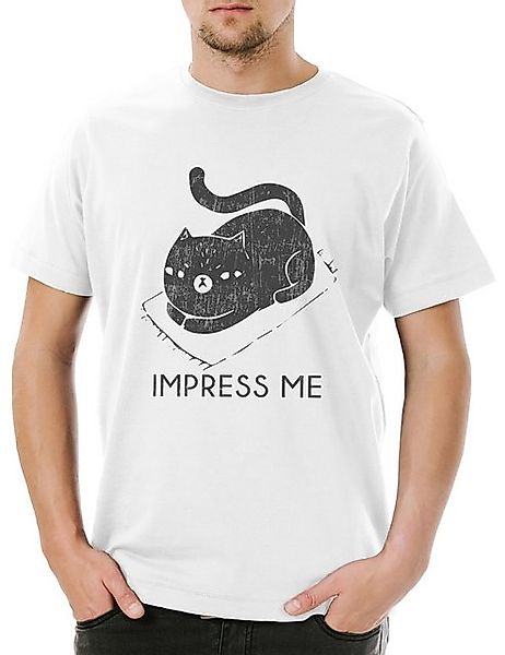 Urban Backwoods Print-Shirt Urban Backwoods Impress Me Cat Herren T-Shirt W günstig online kaufen