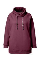 Ulla Popken Sweatshirt Sweatshirt weiter Stehkragen günstig online kaufen