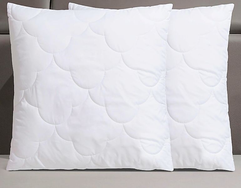 my home Microfaserkissen "Mondschein, Kopfkissen 40x80 cm, 80x80 cm und wei günstig online kaufen