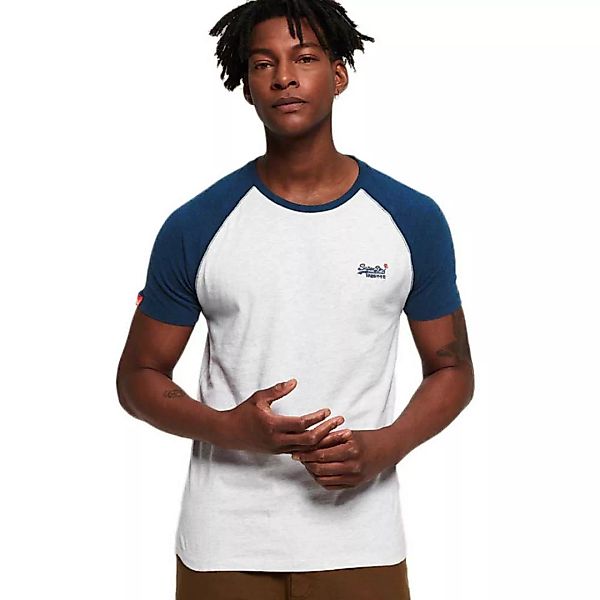 Superdry Orange Label Baseball Kurzarm T-shirt S Ice Marl günstig online kaufen