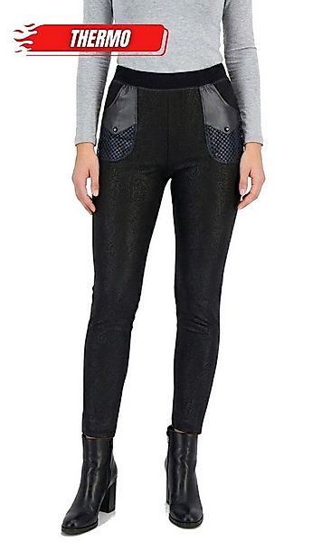 dy_mode Thermohose Damen Thermohose Paisley-Muster gefütterte Winterhose Th günstig online kaufen