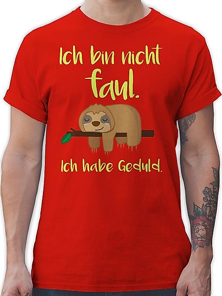 Shirtracer T-Shirt Ich bin nicht faul günstig online kaufen