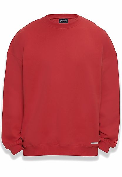 Dropsize Sweater "Dropsize Herren Bazix Republiq Super Heavy Blank Sweater" günstig online kaufen