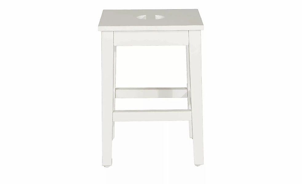 Hocker  Tarun ¦ weiß ¦ Maße (cm): B: 33 H: 47 T: 33.0 Polstermöbel > Hocker günstig online kaufen