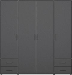 rauch Drehtürenschrank "Kleiderschrank Schrank Garderobe Wäscheschrank VOYA günstig online kaufen