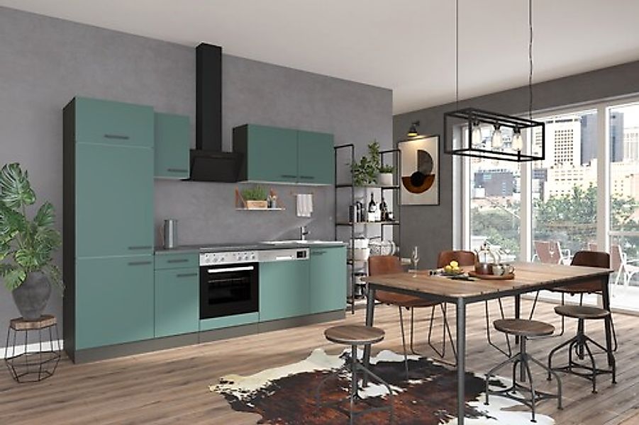 OPTIFIT Küchenzeile »Palma« Breite 270 cm, wahlweise mit E-Geräten, seitenv günstig online kaufen