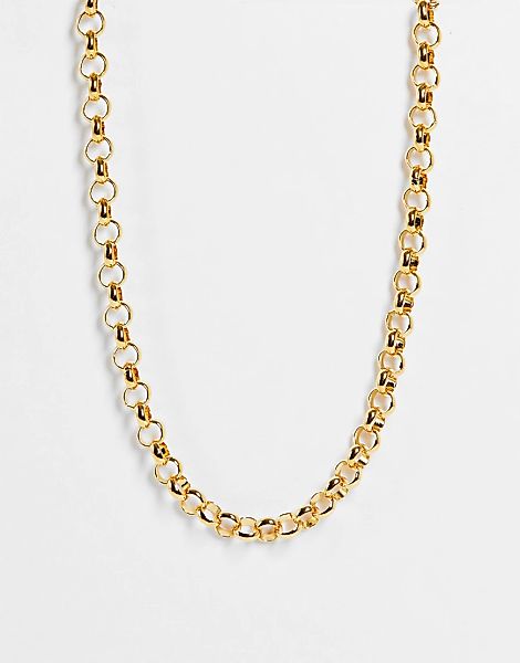 Whistles – Goldfarbene, robuste Halskette günstig online kaufen