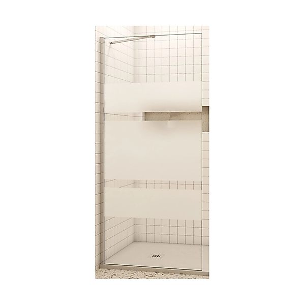Duschparadies Walk In Dusche 110 x 190cm Duschabtrennung 6mm Nano Glas Seit günstig online kaufen